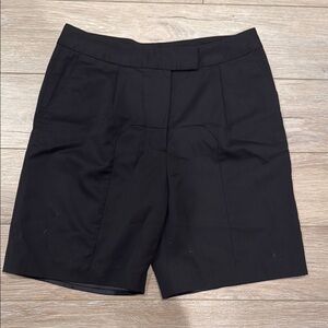 Priory of Ten Wool Elastane High Rise Wide Leg Black Dressy Shorts Women’s 4 EUC